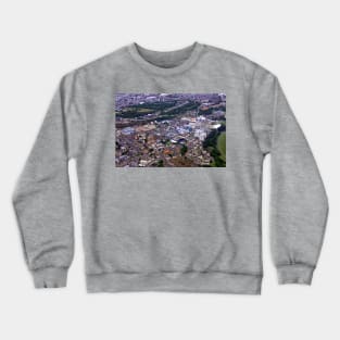 Edinburgh from above Crewneck Sweatshirt